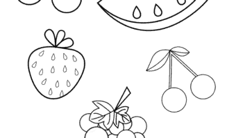 Coloring Pages For Summer Fruits 7