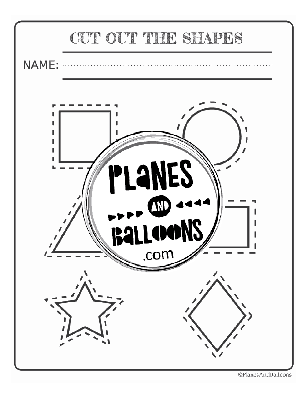 shapes preschool worksheets