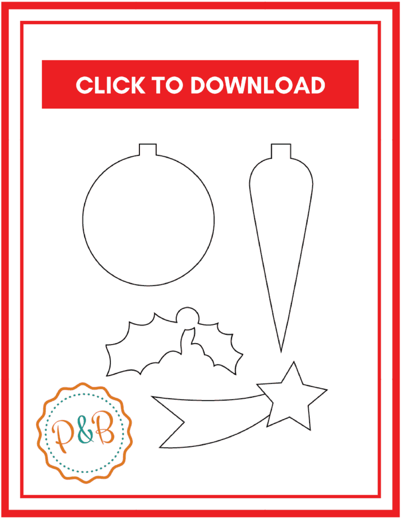 Free printable Christmas templates- printable Christmas templates for activities with your kids this holiday season. #christmas