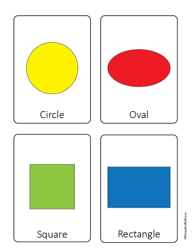 shapes images with names