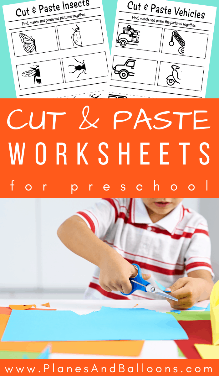 cut and paste printable worksheets