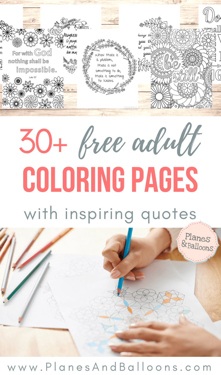 Inspirational Quotes Coloring Pages for Everyone (Free Printables)