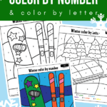 winter color by letter