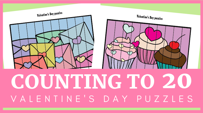 Cost-free printable Valentines Working day variety puzzles for counting in direction of 20 image about Valentine Puzzles Printable titled Cost-free printable Valentines Working day range puzzles for counting toward 20