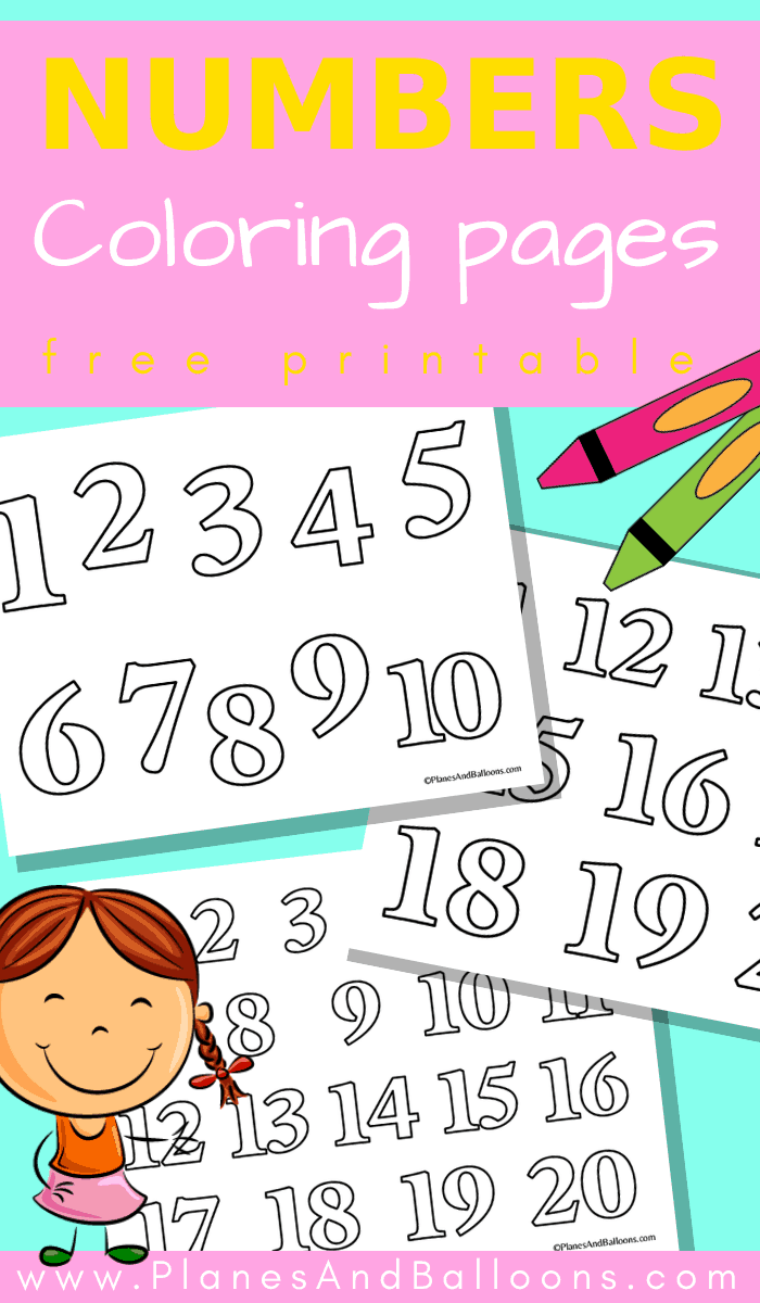 20+ Free Printable Color by Number Pages