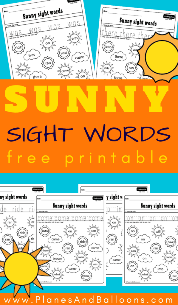 Dolch sight words worksheets