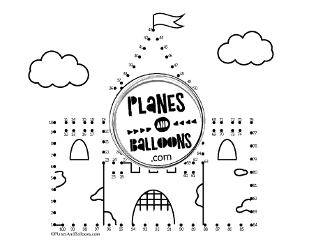 Dot to dot printables 1-100