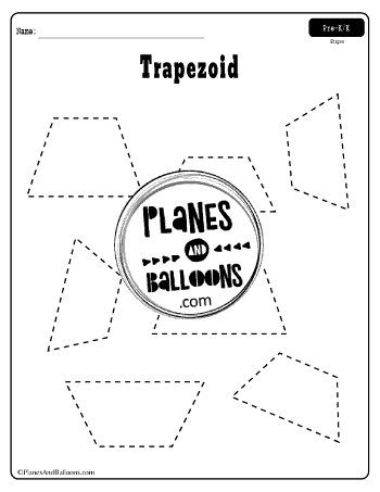Tracing shapes worksheets pdf