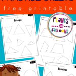 Tracing shapes worksheets pdf