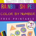 2D shapes color by number