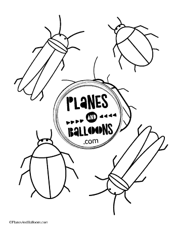 Insect coloring pages pdf