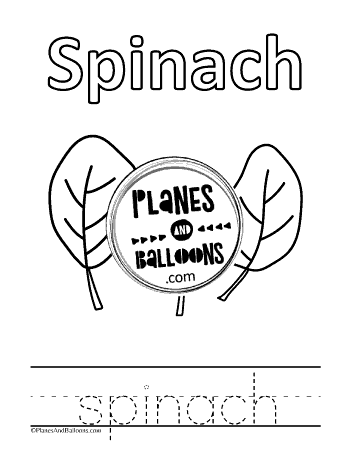 Fruits and vegetables tracing and coloring pages