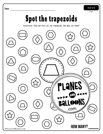 spot and dot shapes free printable