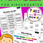 Days of the week worksheets for kindergarten