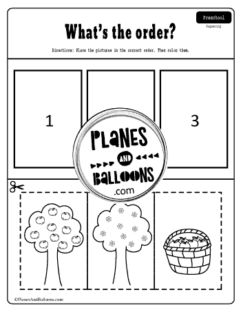 how apples grow sequencing worksheet