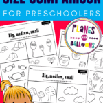 preschool worksheets big medium small