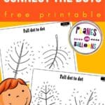 Free printable dot to dot worksheets for fall