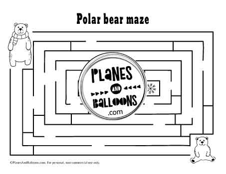 Polar bear maze