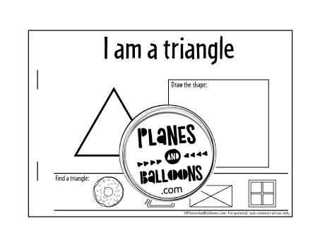 Triangle shape worksheet