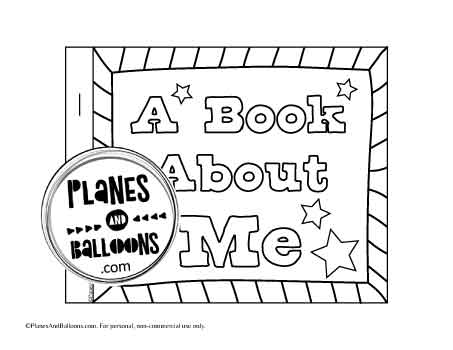 Front page of All about me Booklet Worksheets