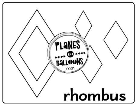 Rhombus playdough mat