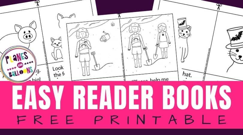 Reading Booklets For Kindergarten - Printable PDF - Planes & Balloons reading-booklets-for-kindergarten-printable-pdf-planes-balloons