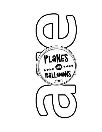 Sight word "are" coloring page