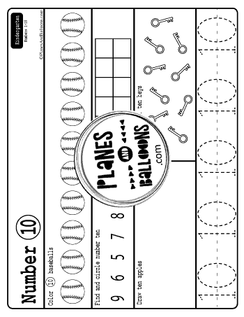 number worksheets 1-10