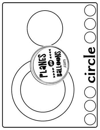 Circle playdough mat