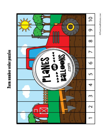 farm theme preschool puzzles