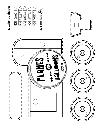 Fine motor train worksheets for preschool