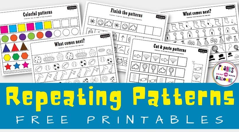 patterns-worksheets-planes-balloons