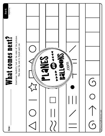 extending patterns worksheet