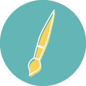 Activities icon with paintbrush